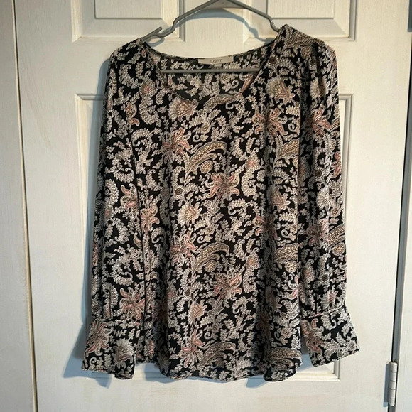 Loft Paisley Printed Top Size Medium - Picture 1 of 3